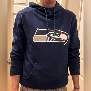 NFL Seattle Seahawks Navy Blue Hoodie
